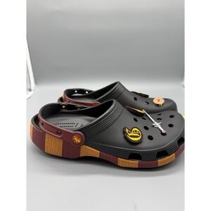 Crocs Gryffindor Classic‎ Clog M10/W12 Black Red HP Jibbitz Limited Harry Potter